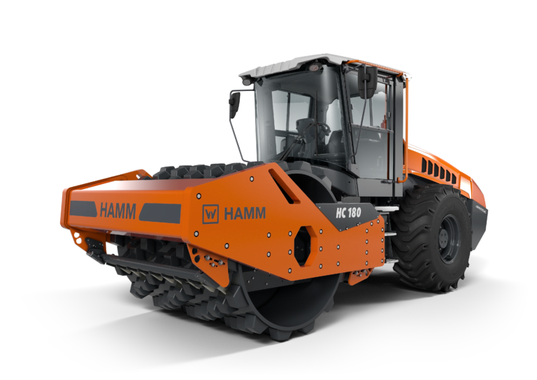 Compacteur monocylindre avec cylindre à pied dameurs HC180IP HAMM